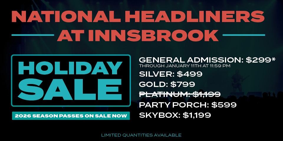 2026 National Headliners at Innsbrook Season Passes