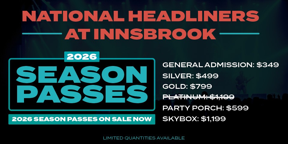2026 National Headliners at Innsbrook Season Passes
